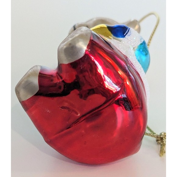 Glass Blown Bear Christmas ornament - Picture 3 of 3